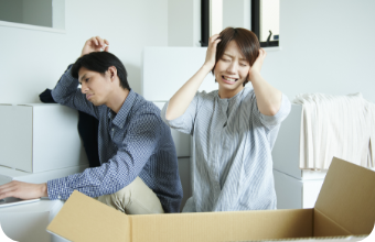 仮住まいや引っ越しが面倒… イメージ写真